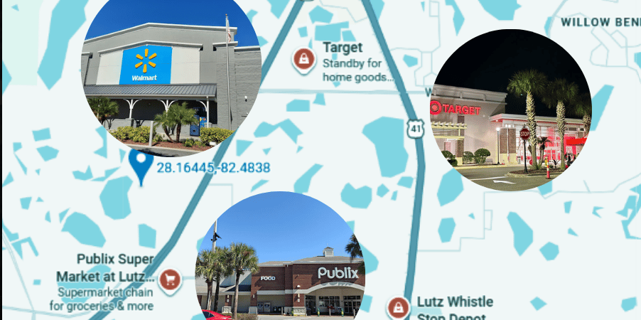 Nearby stores